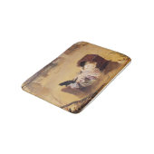 Baby in einem Babybett Während einer Flut (von J.E Badematte (Schrägansicht)