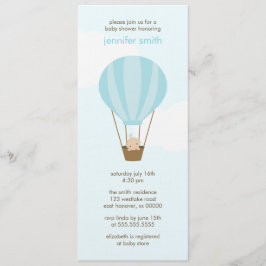 Baby in einem Ballon Einladung