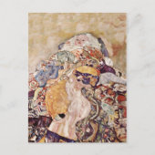 Baby in hell farbenem Quilt Postkarte (Vorderseite)