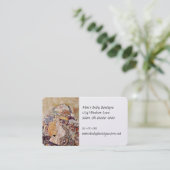 Baby in hell farbenem Quilt Visitenkarte (Stehend Vorderseite)