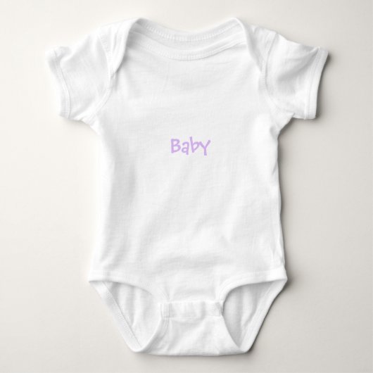 Baby in Light Lila Strampler (Vorderseite)