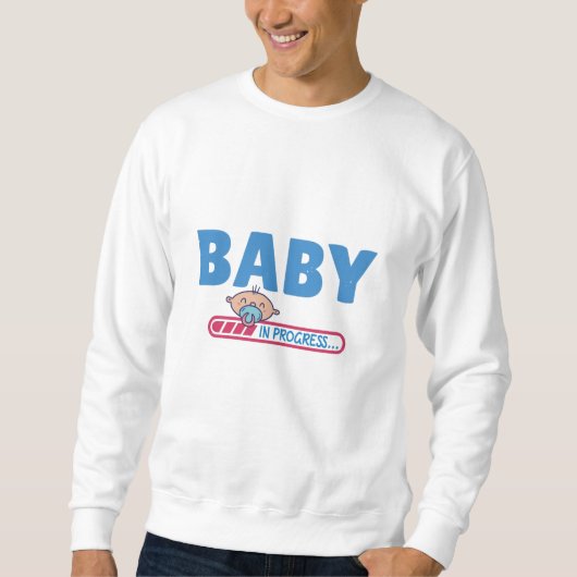 Baby in progress sweatshirt (Vorderseite)