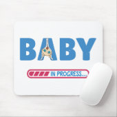 Baby in progress Visitenkarte Mousepad (Mit Mouse)