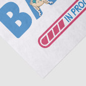 Baby in progress Visitenkarte Seidenpapier (Ausschnitt)