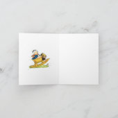 Baby in Rocker Vintag Dankeskarte (Innenseite)