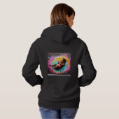 Baby in Womb, Imago Dei, Bild Gottes, Graffiti Hoodie (Schwarz voll)