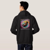 Baby in Womb, Imago Dei, Bild Gottes, Graffiti Hoodie (Schwarz voll)