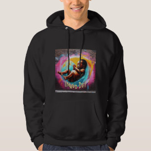 Baby in Womb, Imago Dei, Bild Gottes, Graffiti Hoodie