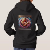 Baby in Womb, Imago Dei, Bild Gottes, Graffiti Hoodie (Rückseite)