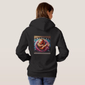 Baby in Womb, Imago Dei, Bild Gottes, Graffiti Hoodie (Schwarz voll)