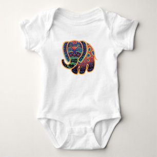 Baby-indischer Elefant-Entwurf Baby Strampler
