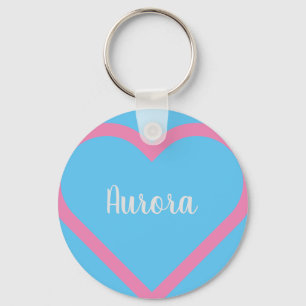 Baby Individuelle Name Heart Key Ring Schlüsselanhänger