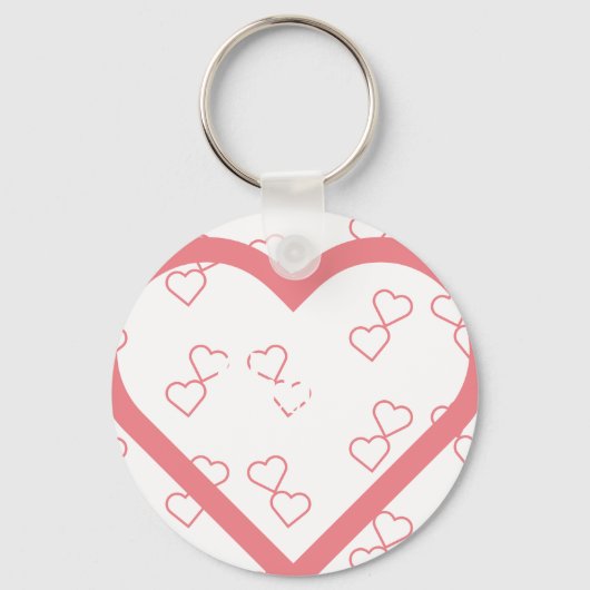 Baby Individuelle Name Heart Schlüsselanhänger (Vorderseite)