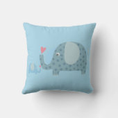 Baby Initial Monogram Kissen (Rückseite)