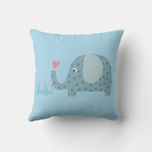 Baby Initial Monogram Kissen (Rückseite)