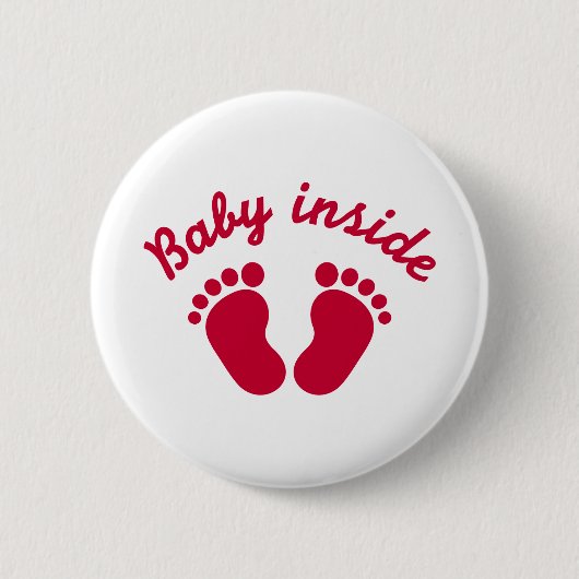 Baby innerhalb der Füße Button (Vorderseite)