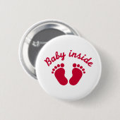 Baby innerhalb der Füße Button (Vorne & Hinten)