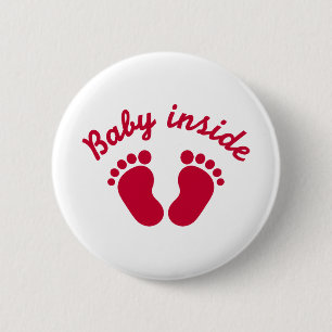 Baby innerhalb der Füße Button