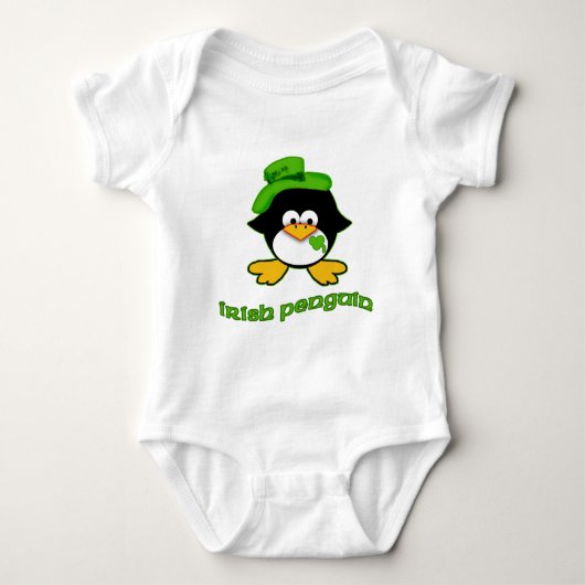 Baby-Iren-Pinguin Baby Strampler (Vorderseite)
