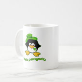 Baby-Iren-Pinguin Kaffeetasse (Vorderseite Links)