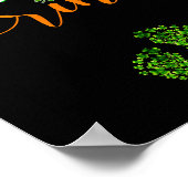 Baby Irish I Could Drink Pregnancy St Patrick's Da Poster (Ecke)