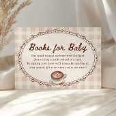 Baby is Brewing Coffee Baby Shower Books for Baby Begleitkarte