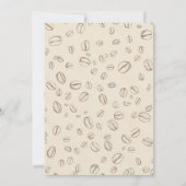 Baby is Brewing Coffee Baby Shower  Einladung (Rückseite)