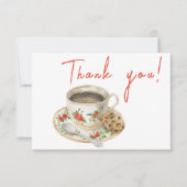 Baby is Brewing Coffee Thank you Dankeskarte (Vorderseite)