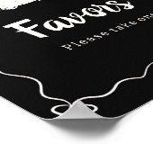 Baby is Brewing Halloween Geschenke Schild (Ecke)