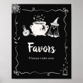 Baby is Brewing Halloween Geschenke Schild (Vorne)