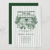  baby is brewing Home cafe themed BABY Shower Einladung (Vorne/Hinten)