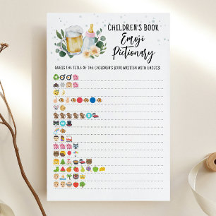 Baby Is Brewing Kinderbuch Emoji Pictionary