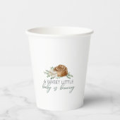 Baby is Brewing - Konditorei & Hintern - Green Pappbecher (Vorderseite)