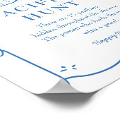 Baby is Brewing Pacifier Sign Poster (Ecke)