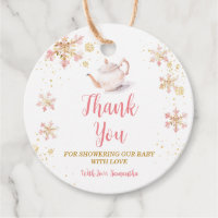 Baby Is Brewing Pink Winter Tea Party Baby Shower
