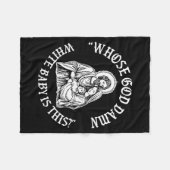 Baby Is This Christian Nativity Parody  Fleecedecke (Vorderseite (Horizontal))
