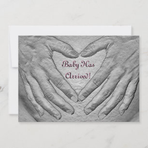 Baby ist angekommen karte