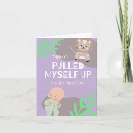 Baby ist aufgezogen (Vorderseite)