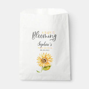 Baby ist blühende Sonnenblume-Dusche Geschenktütchen