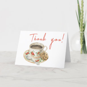 Baby ist Break Coffee Vielen Dank Dankeskarte