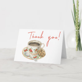 Baby ist Break Coffee Vielen Dank Dankeskarte