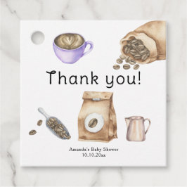 Baby ist Break Coffee Vielen Dank Geschenkanhänger