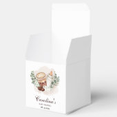 Baby ist das Brewing Greenery Coffee Baby Shower Geschenkschachtel (Geöffnet)