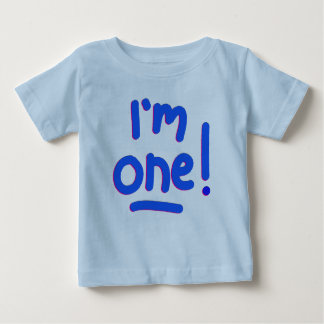 BABY IST DER ERSTE GEBURTSTAG - "ICH BIN EINER!" BABY T-SHIRT