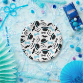 Baby ist es ein Jungen-blauer Schnurrbart-kleiner Pappteller (Party)