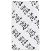 Baby ist es kalte Außenseite Kleine Geschenktüte (Rückseite)