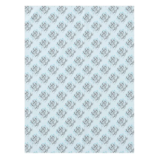 Baby ist es kalte Außenseite Tischdecke (Vorderseite)