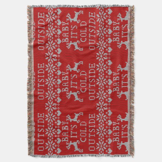 Baby ist es kalte Außenseiten-hässliche Decke (Vorderseite Vertikal)