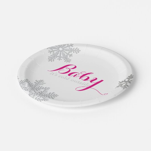 Baby ist es kalter äußerer Teller (Schrägansicht)