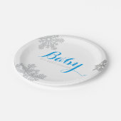 Baby ist es kalter äußerer Teller (Junge) (Schrägansicht)